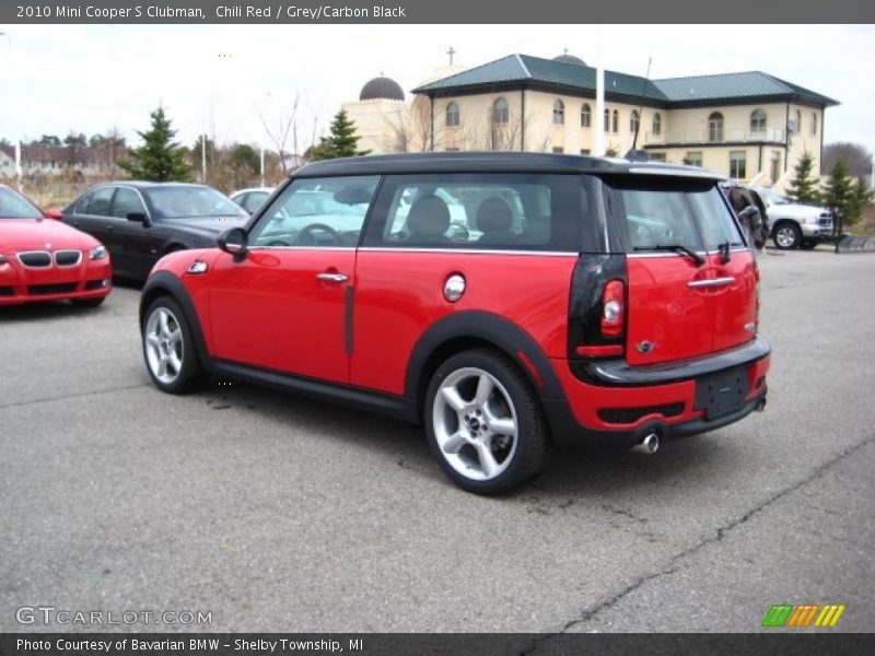 Chili Red / Grey/Carbon Black 2010 Mini Cooper S Clubman