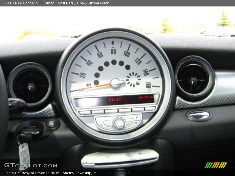 Chili Red / Grey/Carbon Black 2010 Mini Cooper S Clubman