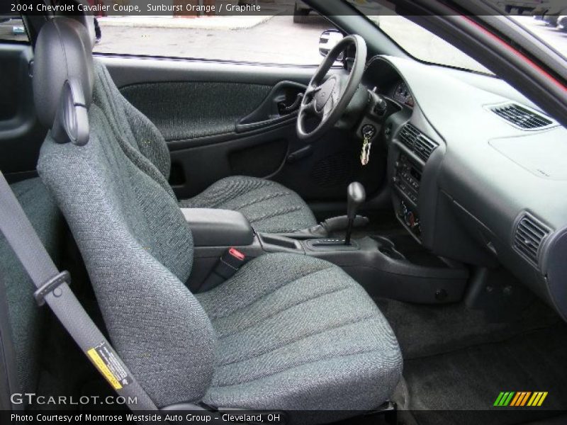 Sunburst Orange / Graphite 2004 Chevrolet Cavalier Coupe
