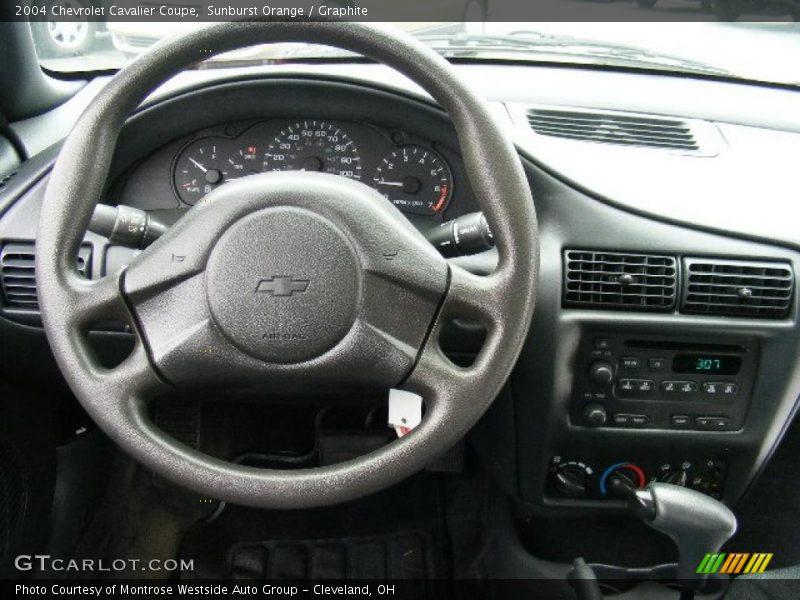 Sunburst Orange / Graphite 2004 Chevrolet Cavalier Coupe