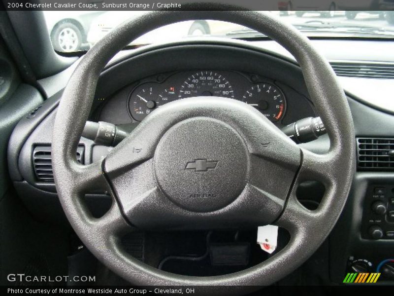 Sunburst Orange / Graphite 2004 Chevrolet Cavalier Coupe