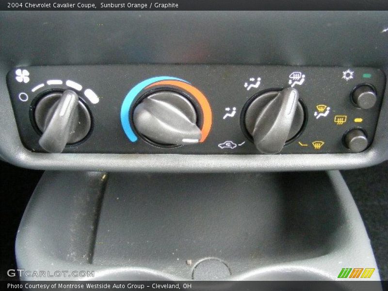 Sunburst Orange / Graphite 2004 Chevrolet Cavalier Coupe