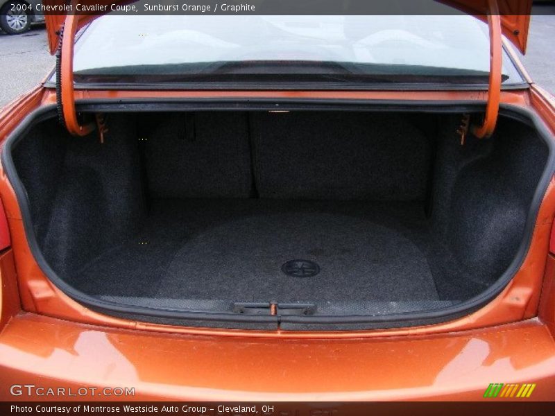 Sunburst Orange / Graphite 2004 Chevrolet Cavalier Coupe