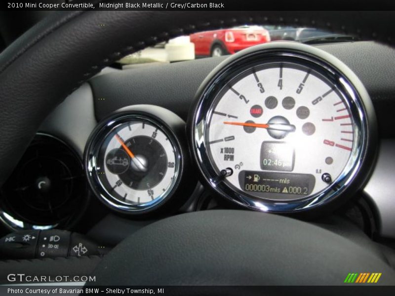 Midnight Black Metallic / Grey/Carbon Black 2010 Mini Cooper Convertible