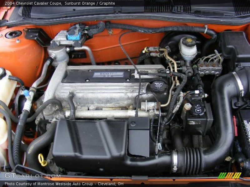 Sunburst Orange / Graphite 2004 Chevrolet Cavalier Coupe