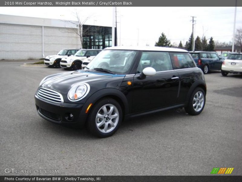 Midnight Black Metallic / Grey/Carbon Black 2010 Mini Cooper Hardtop