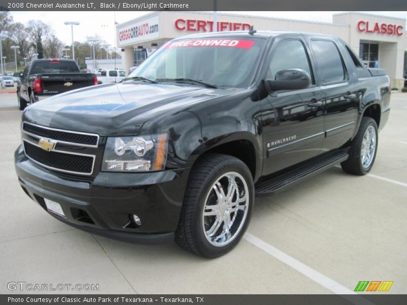 Black / Ebony/Light Cashmere 2008 Chevrolet Avalanche LT