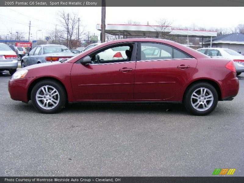Sport Red Metallic / Ebony 2005 Pontiac G6 Sedan