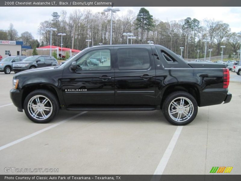 Black / Ebony/Light Cashmere 2008 Chevrolet Avalanche LT