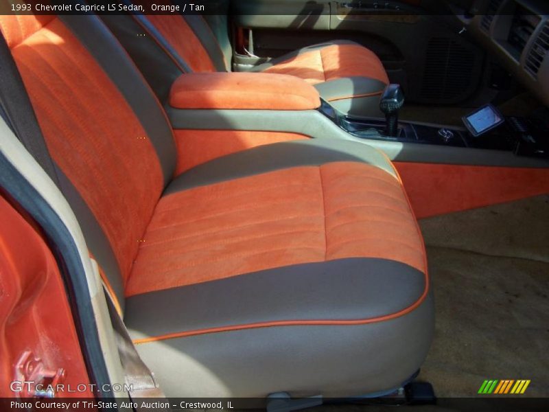 Orange / Tan 1993 Chevrolet Caprice LS Sedan
