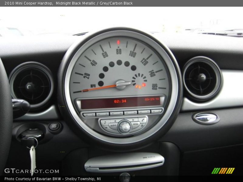 Midnight Black Metallic / Grey/Carbon Black 2010 Mini Cooper Hardtop