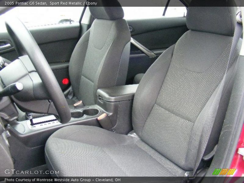 Sport Red Metallic / Ebony 2005 Pontiac G6 Sedan