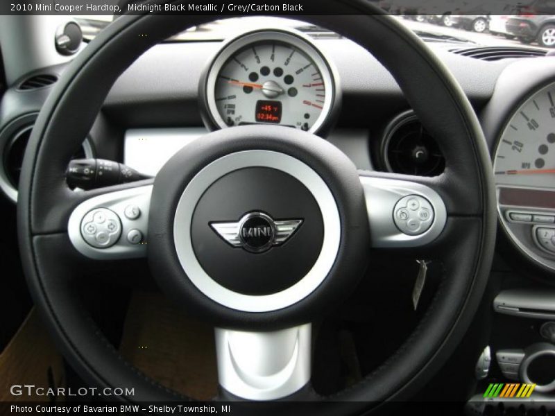 Midnight Black Metallic / Grey/Carbon Black 2010 Mini Cooper Hardtop