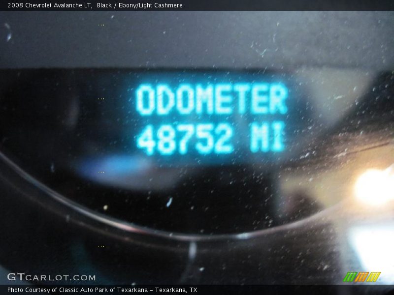 Black / Ebony/Light Cashmere 2008 Chevrolet Avalanche LT