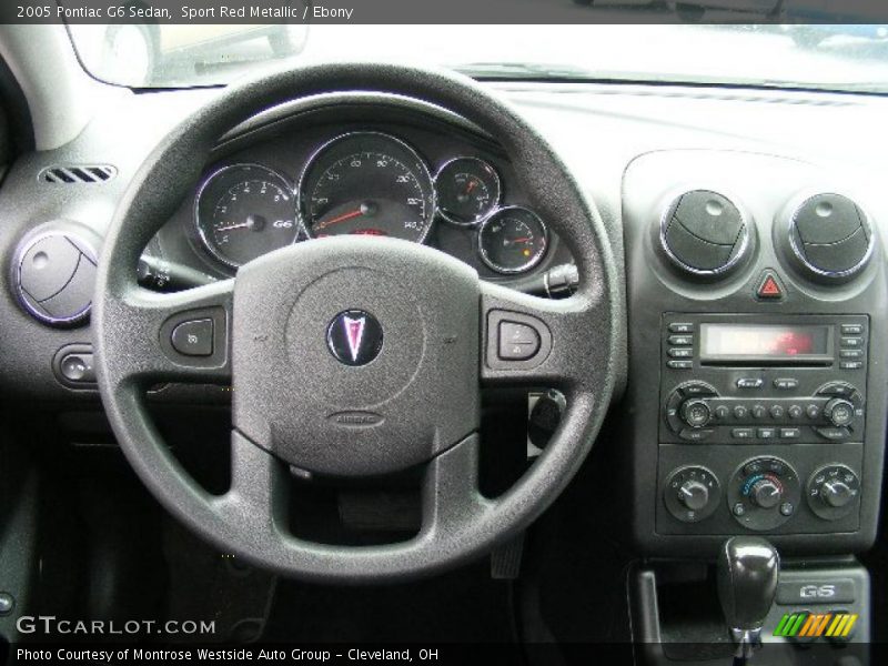 Sport Red Metallic / Ebony 2005 Pontiac G6 Sedan