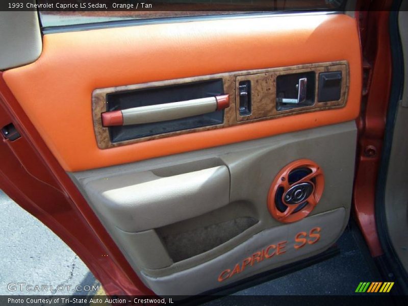 Orange / Tan 1993 Chevrolet Caprice LS Sedan