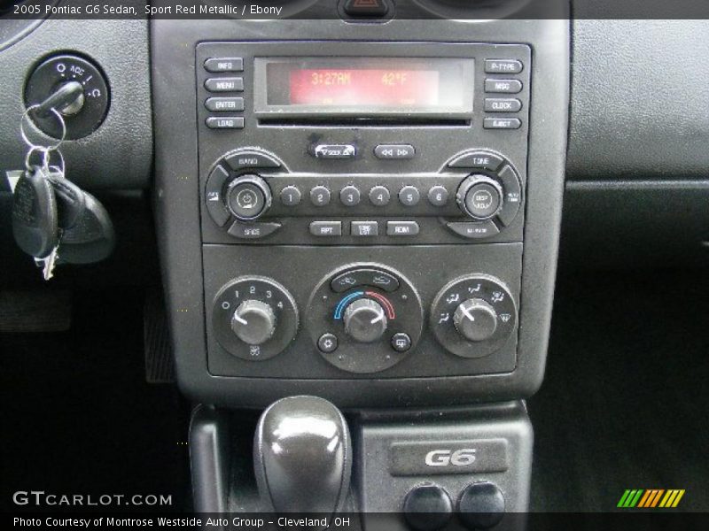 Sport Red Metallic / Ebony 2005 Pontiac G6 Sedan