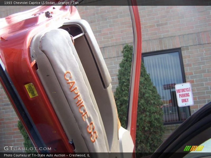 Orange / Tan 1993 Chevrolet Caprice LS Sedan