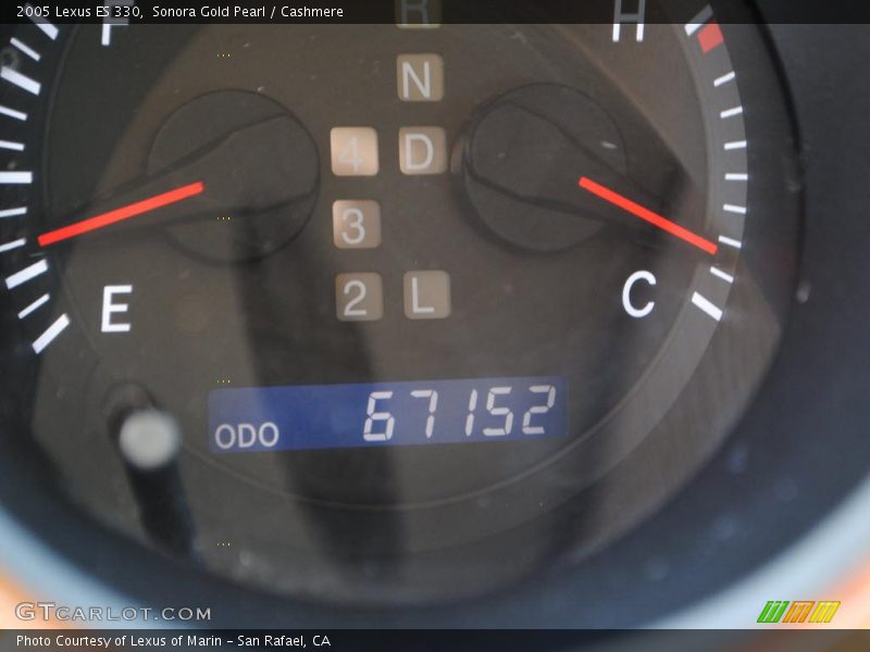 Sonora Gold Pearl / Cashmere 2005 Lexus ES 330