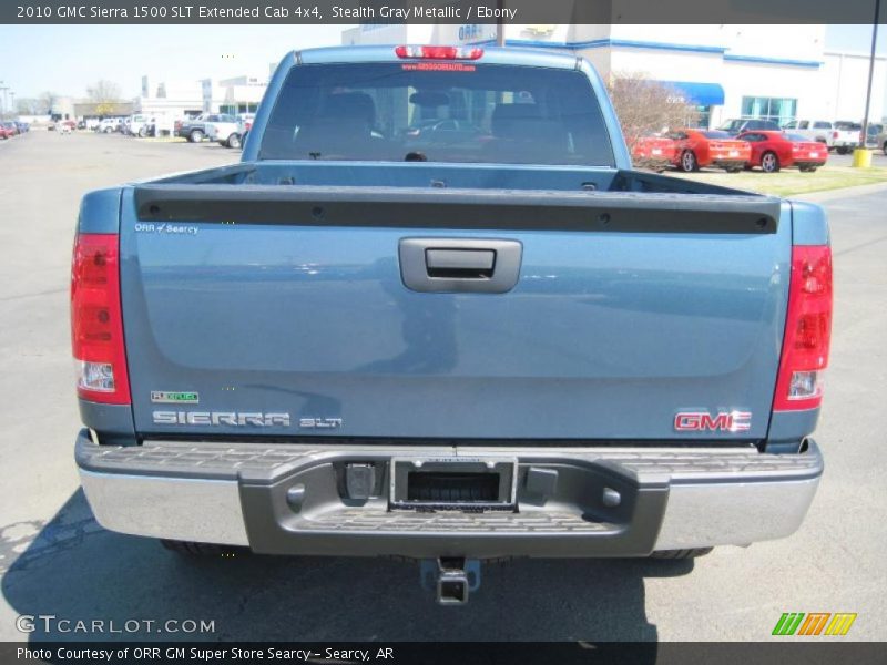 Stealth Gray Metallic / Ebony 2010 GMC Sierra 1500 SLT Extended Cab 4x4