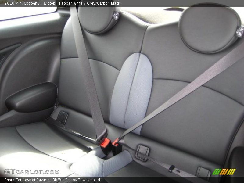 Pepper White / Grey/Carbon Black 2010 Mini Cooper S Hardtop