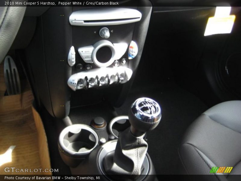 Pepper White / Grey/Carbon Black 2010 Mini Cooper S Hardtop