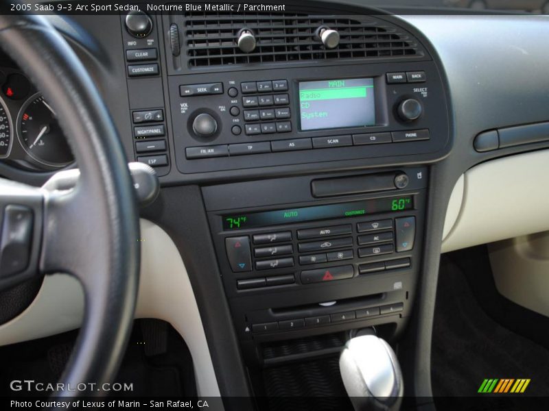 Nocturne Blue Metallic / Parchment 2005 Saab 9-3 Arc Sport Sedan