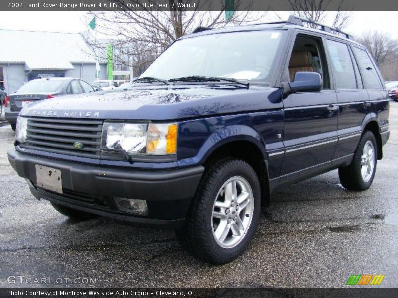 Oslo Blue Pearl / Walnut 2002 Land Rover Range Rover 4.6 HSE