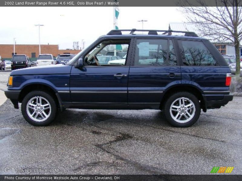 Oslo Blue Pearl / Walnut 2002 Land Rover Range Rover 4.6 HSE