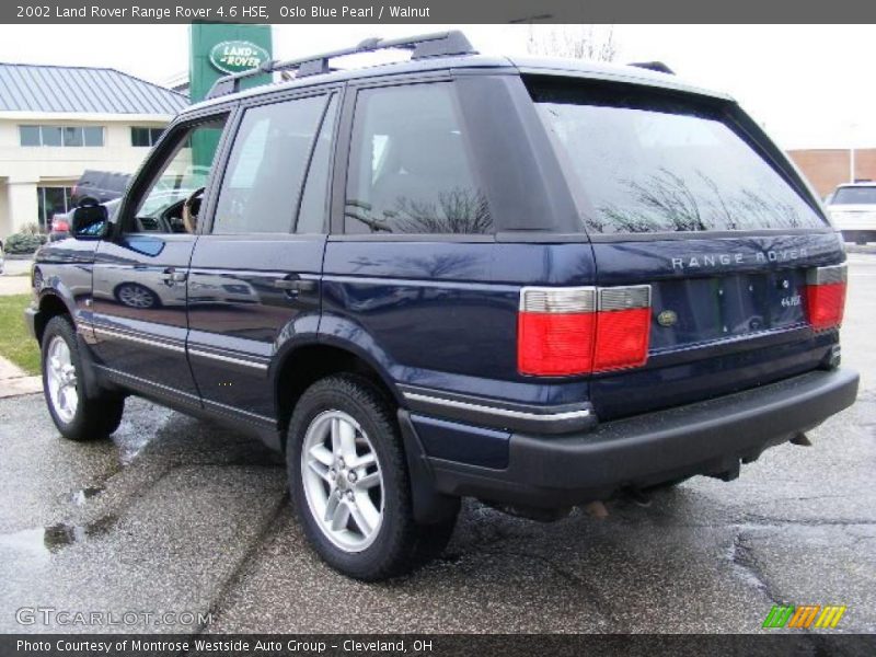 Oslo Blue Pearl / Walnut 2002 Land Rover Range Rover 4.6 HSE