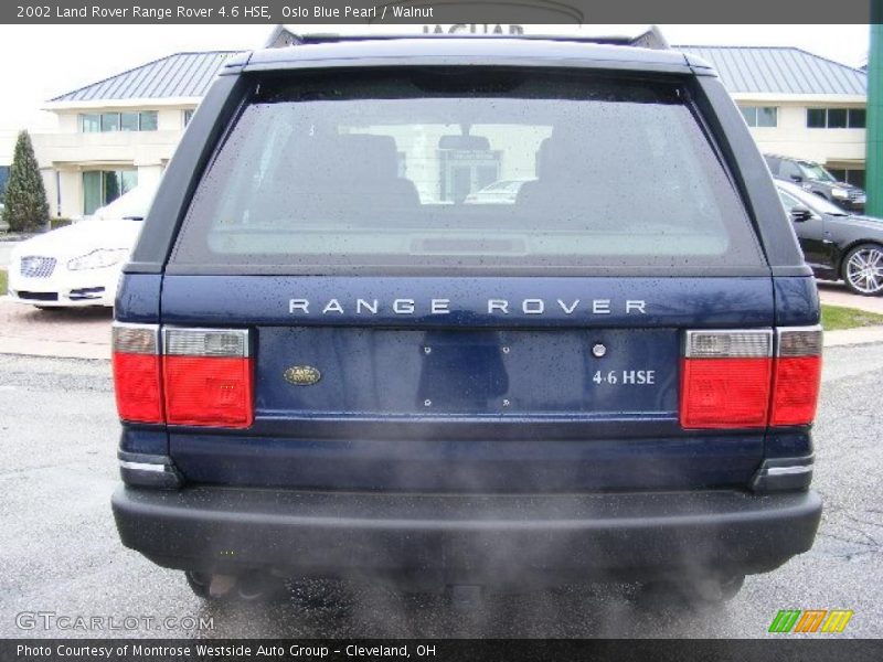 Oslo Blue Pearl / Walnut 2002 Land Rover Range Rover 4.6 HSE