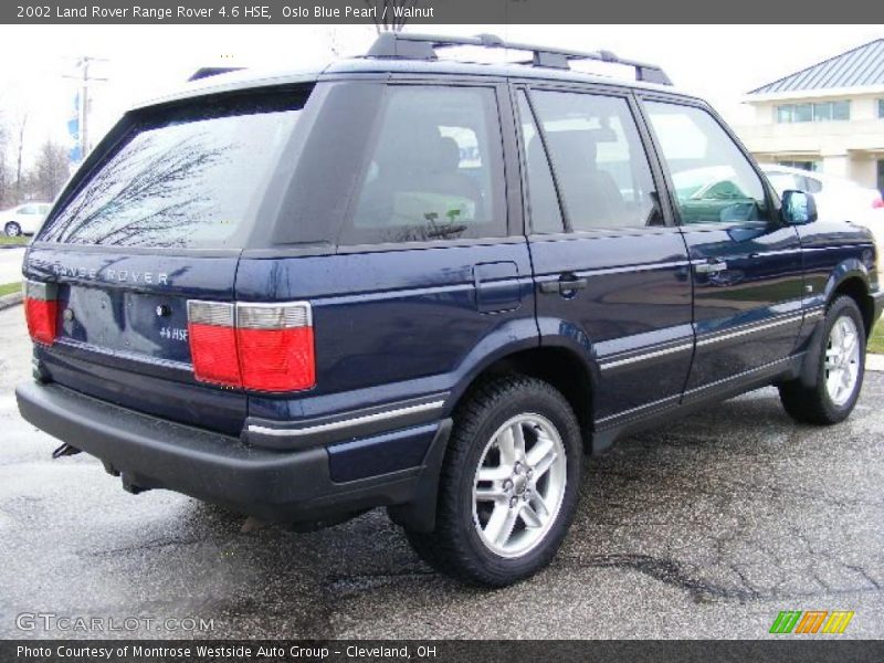 Oslo Blue Pearl / Walnut 2002 Land Rover Range Rover 4.6 HSE