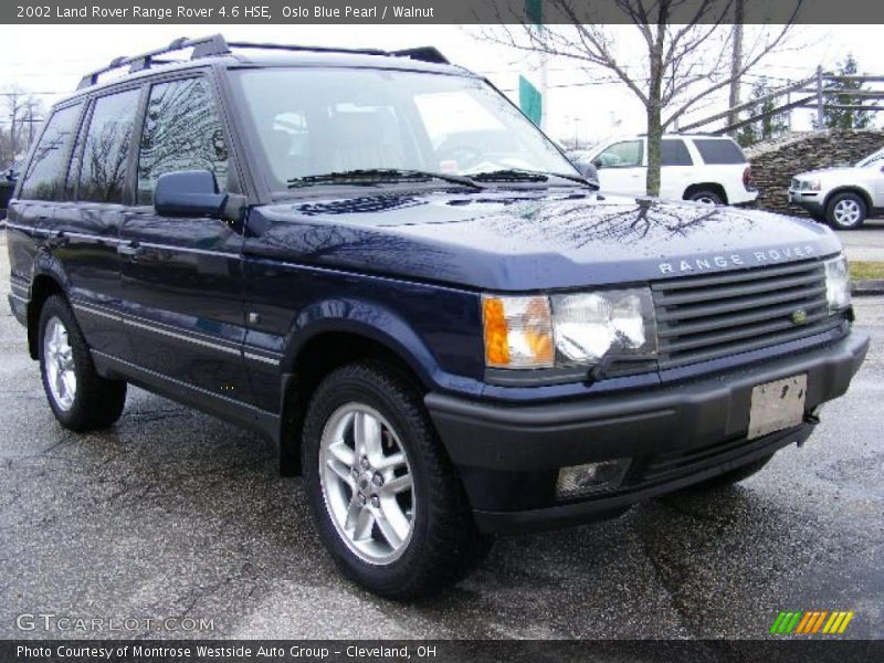 Oslo Blue Pearl / Walnut 2002 Land Rover Range Rover 4.6 HSE