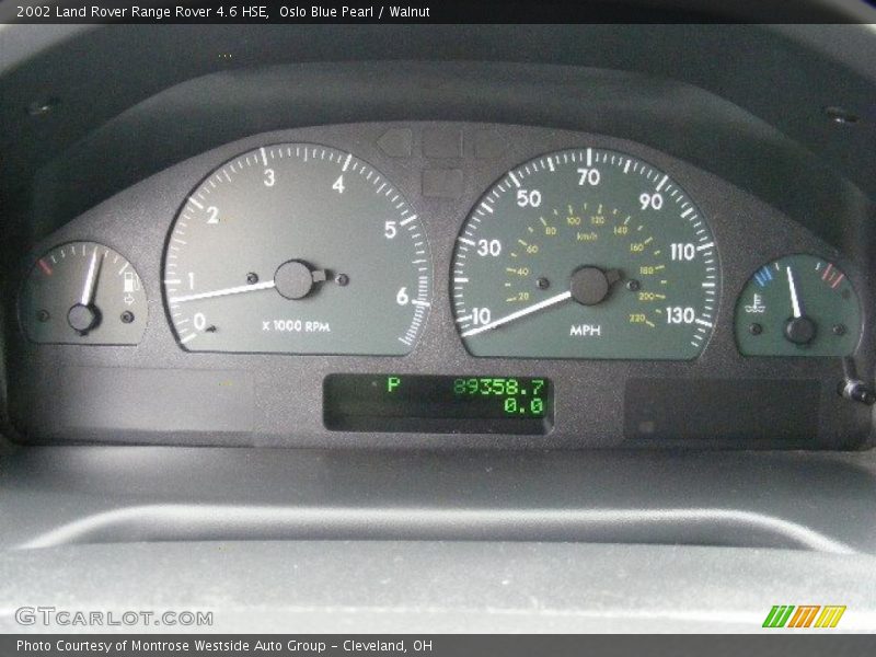 Oslo Blue Pearl / Walnut 2002 Land Rover Range Rover 4.6 HSE