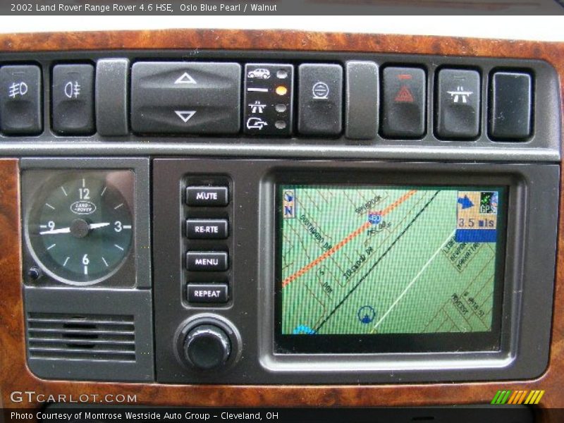 Oslo Blue Pearl / Walnut 2002 Land Rover Range Rover 4.6 HSE