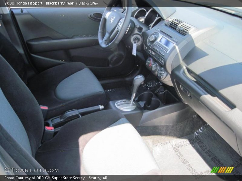 Blackberry Pearl / Black/Grey 2008 Honda Fit Sport