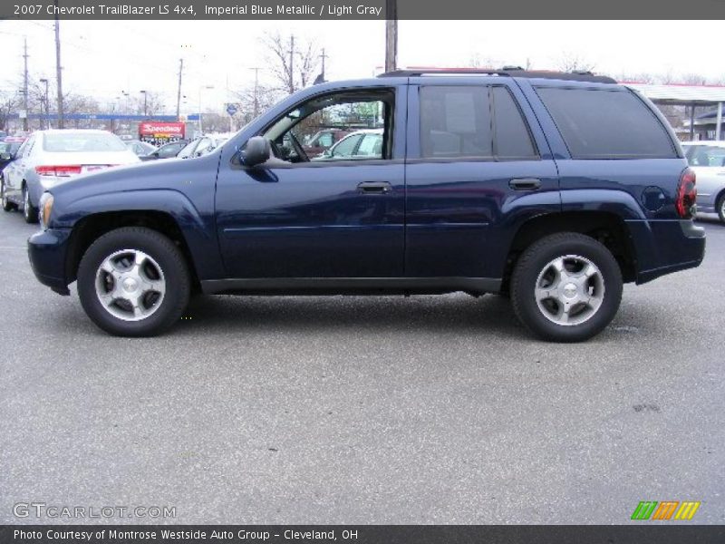 Imperial Blue Metallic / Light Gray 2007 Chevrolet TrailBlazer LS 4x4