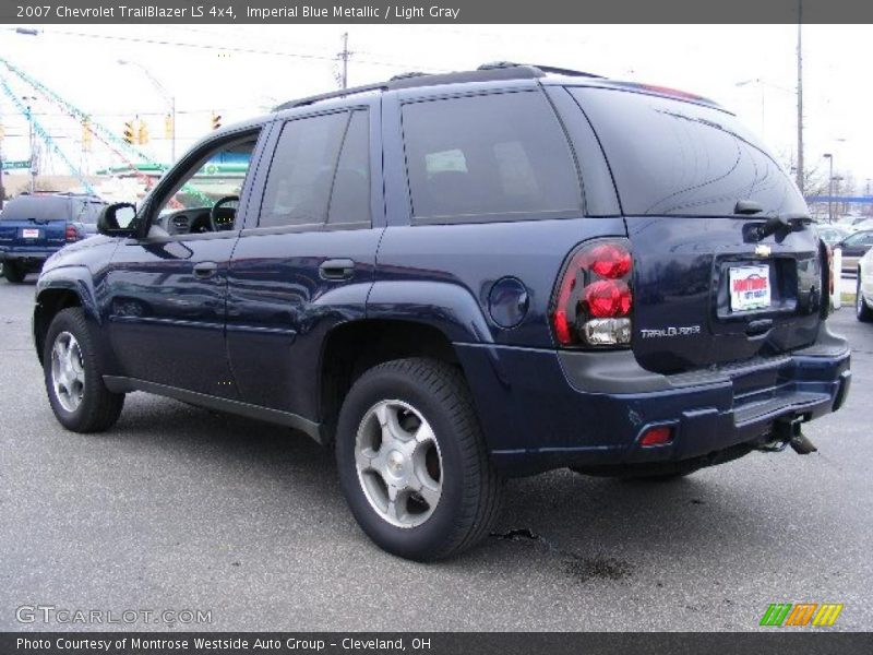 Imperial Blue Metallic / Light Gray 2007 Chevrolet TrailBlazer LS 4x4