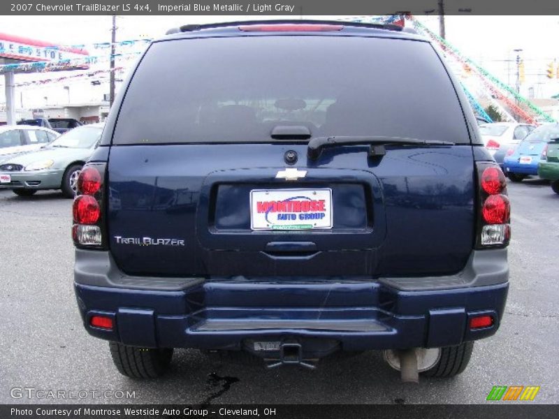 Imperial Blue Metallic / Light Gray 2007 Chevrolet TrailBlazer LS 4x4
