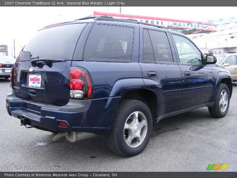 Imperial Blue Metallic / Light Gray 2007 Chevrolet TrailBlazer LS 4x4