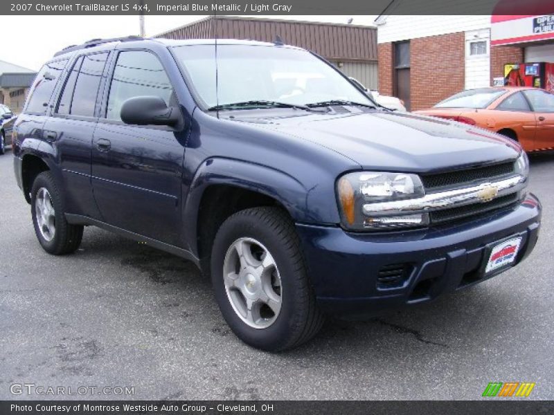 Imperial Blue Metallic / Light Gray 2007 Chevrolet TrailBlazer LS 4x4