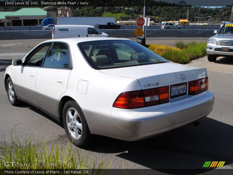 Diamond White Pearl / Ivory 1999 Lexus ES 300