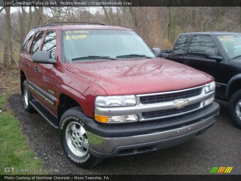 Redfire Metallic / Graphite/Medium Gray 2001 Chevrolet Tahoe LS 4x4