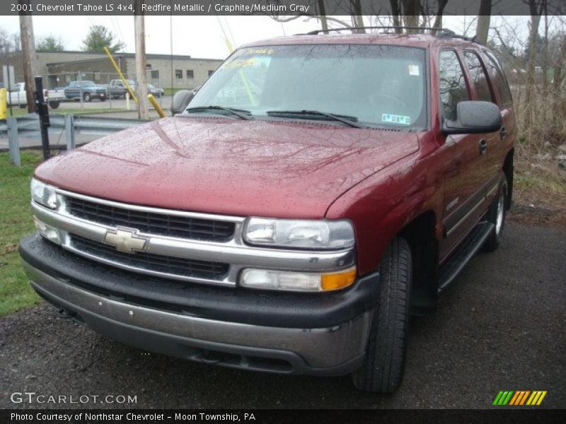 Redfire Metallic / Graphite/Medium Gray 2001 Chevrolet Tahoe LS 4x4