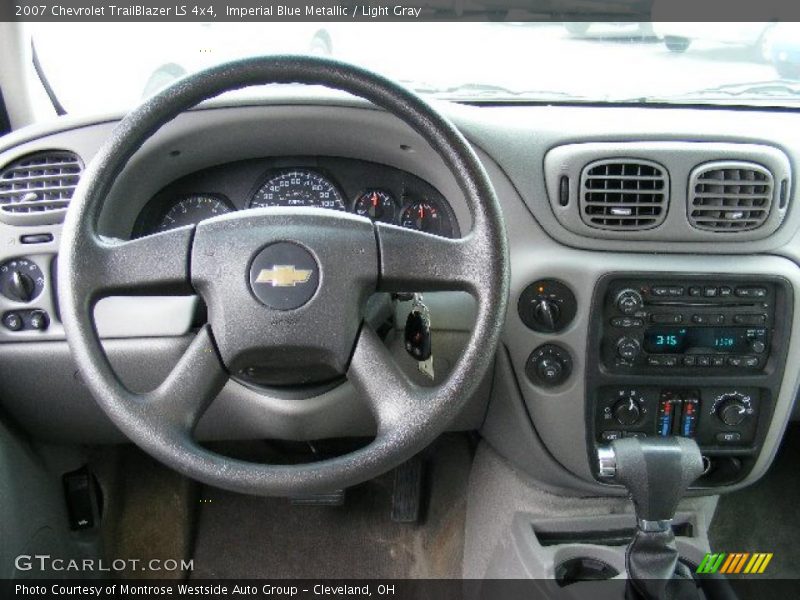 Imperial Blue Metallic / Light Gray 2007 Chevrolet TrailBlazer LS 4x4