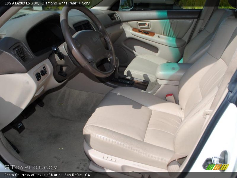 Diamond White Pearl / Ivory 1999 Lexus ES 300