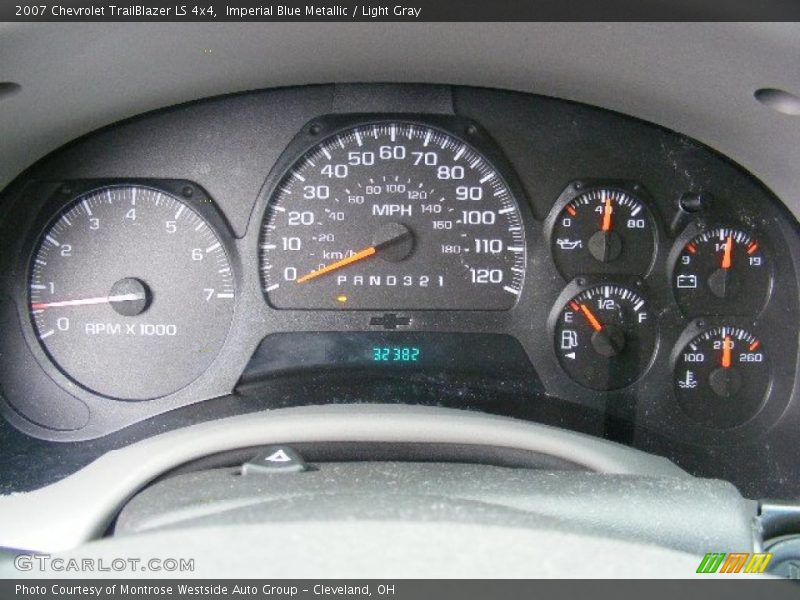 Imperial Blue Metallic / Light Gray 2007 Chevrolet TrailBlazer LS 4x4
