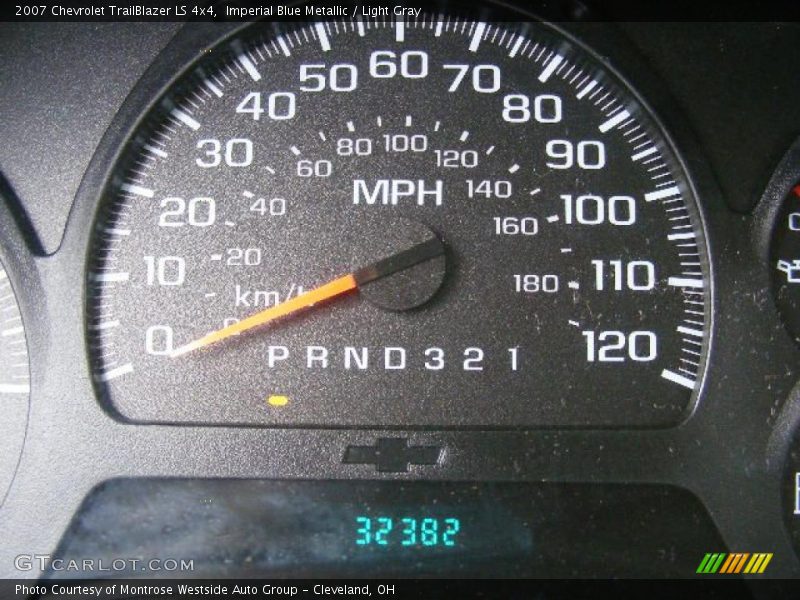 Imperial Blue Metallic / Light Gray 2007 Chevrolet TrailBlazer LS 4x4