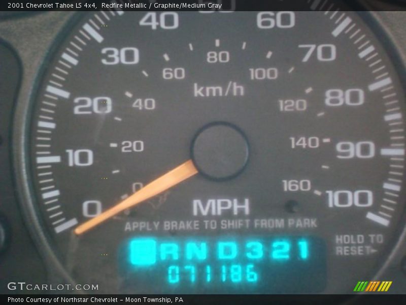 Redfire Metallic / Graphite/Medium Gray 2001 Chevrolet Tahoe LS 4x4