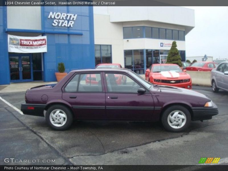 Hawiian Orchid Metallic / Charcoal 1994 Chevrolet Cavalier Sedan
